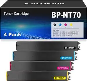 BP-NT70 Toner Cartridge for Sharp BP-NT-70 BP-70NT BPNT70 BPNT70CA BPNT70MA BPNT70YA BPNT70BA for BP-50C26 BP-50C31 BP-50C36 BP-50C45 BP-50C55 BP-50C65 BP-70C31 BP-70C36 BP-70C45 BP-70C55 BP-70C65