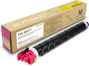 1 Pack TK8517 Magenta Toner Cartridge: Compatible TK8517M Toner Cartridge Replacement TK-8517M Toner for Kyocera Copystar CS-5052ci CS-6052ci TASKalfa 5052ci 6052ci Printer, Color 20500 Pages