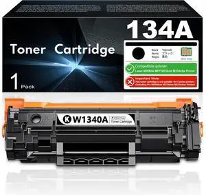 134A Black Toner Cartridge 1-Pack Replacement for HP134A W1340A 134X W1340X Compatible with Laser M209dw MFP M234dw M234sdw Printer