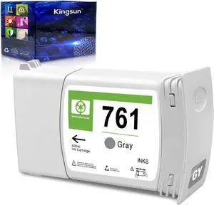 761 Ink Cartridge 400ml CM995A Gray Compatible with HP 761 DesignJet T7100 T7200 (1-Pack)