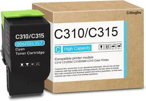 C310 / C315 High Capacity Toner Cartridges 1-Pack (Cyan) - Compatible 006R04357 Toner Cartridges Replacement for Xerox C310 C310DNI C310DNIM C315 Printer