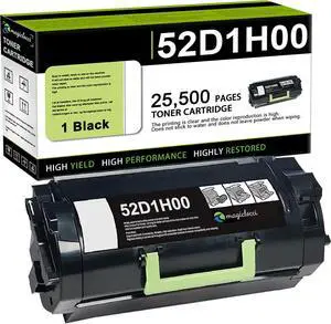 52D1H00 Toner Cartridge High Yield(1-Pack, Black) Replacement for Lexmark 52D1H0E Toner Cartridge MS710dn MS710n MS711dn MS810de MS810dn MS810dtn MS810n MS811dn MS811dtn MS811n MS812de Printer