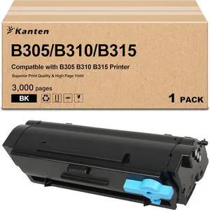 B310 B305 B315 Black Toner Cartridge (3,000 Pages,with Chip) Replacement for Xerox 006R04376 Toner Cartridge for B305 B310 B315 Printers