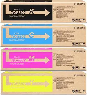 High Yield TK8802 Toner Cartridges TK-8802 Toner Cartridge TK-8802K TK-8802C TK-8802M TK-8802Y Toner Set Compatible for Kyocera Ecosys P8060 P8060cdn Printers