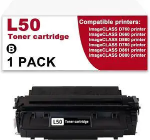 L50 Black Toner Cartridge Replacement for L50 Toner Cartridge Work for ImageClass D660 D661 D680 D760 D761 D780 D860 D861 D880 Printers (5,500 Pages)