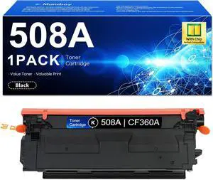 508A Black Toner Cartridge  New Version with Advanced Chip Compatible for HP 508A CF360A Enterprise M553N M553X M553dn M577 Printer Ink