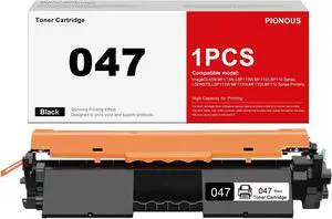 1 Pack 047 Black Toner Cartridge - Compatible Replacement for Canon 047 Toner, Works with ImageCLASS MF113W/LBP113W/MF110/LBP110 & i-SENSYS Printers