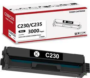 C230 C235 Black Extra High Capacity Toner Cartridge Compatible for 006R04391 Replacement for Xerox C235 C230 C235DNI C230DNI Printer 3000 Pages C230BK 1 Pack