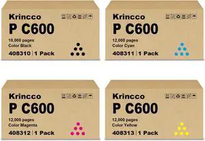 P C600 PC600 High Yield Toner Cartridge Compatible for Ricoh P C600 PC600 Toner use for Ricoh Savin Lanier P C600 PC600 Printer 408310 408311 408312 408313 P C600 PC600 High Yield Toner Cartridge Compatible for Ricoh P C600 PC600 Toner use for Ricoh Savin Lanier P C600 PC600 Printer 408310 408311 408312 408313