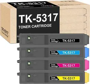 TK-5317 TK-5317K TK-5317C TK-5317M TK-5317Y 4-Color Toner Carteidge Compatible for Kyocera TK5317 1T02WH0US0 1T02WHCUS0 1T02WHBUS0 1T02WHAUS0 for TASKalfa 408ci 508ci CS408ci CS508ci Printer Toner