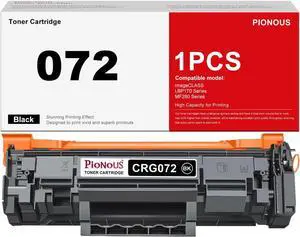072 CRG072 Black Toner Cartridge (1-Pack) - High Yield Compatible Replacement for Canon 072/072H/CRG072 Toner Work with imageCLASS MF284dw/MF287dw/MF280 Series and LBP172dw MF289dw Printer