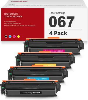 067 Toner Cartridge Set High Capacity Remanufactured Replacement for Canon 067 067H for imageCLASS LBP632Cdw MF656Cdw MF654Cdw Printer (4 Pack)