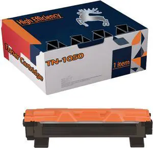 Compatible for Brother Toner Cartridge TN-1050 TN1030 TN1050 TN1060 TN1070 TN1075 MFC-1810 MFC-1815 MFC-1905 MFC-1910W MFC-1911NW MFC-1915W HL-1110 HL-1110R HL-1112 HL-1112A Printer 1200 Pages(Black)