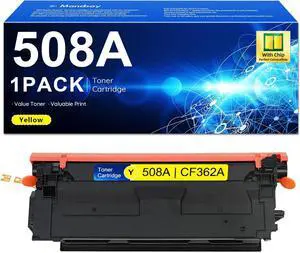 508A Yellow Toner Cartridge  New Version with Advanced Chip Compatible for HP 508A CF360A Enterprise M553N M553X M553dn M577 Printer Ink