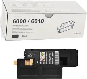 106R01630- Phaser 6000 Toner Kits (Black) Compatible for Xerox Phaser 6000/6010/6010N, WorkCentre 6015V/N