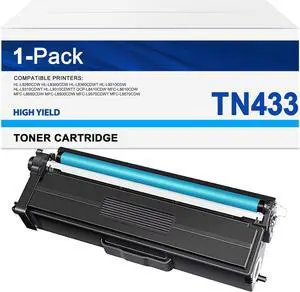 TN433 Cyan 1 Pack TN 433 Toner Cartridge Replacement for Brother TN433C Toner MFC-L8900CDW L9570CDWT HL-L8260CDW L9310CDWT L8360CDW Printer Toner TN433 Cyan 1 Pack TN 433 Toner Cartridge Replacement for Brother TN433C Toner MFC-L8900CDW L9570CDWT HL-L8260CDW L9310CDWT L8360CDW Printer Toner
