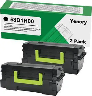 58D1H00 Black High Yield Toner Cartridge Replacement for Lexmark 58D1H00 58D1U00 58D1000 58D1X00 Toner Cartridge for MS725 MS821 MS822 MS823 MS824 MS825 MS826 MX721 MX722 MX725 MX822 MX824 Printer