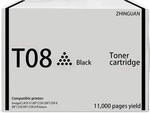 T08 T08L Toner Cartridge Replacement for 3010C005AA Toner Cartridge Works for ImageCLASS X LBP1238 LBP1238 II MF1238 MF1238 II Printers (1-Black)