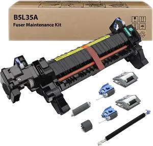B5L35A RM2-0011 Fuser Maintenance Kit Compatible for HP Color MFP M552 M553 M554 M555 M577 M578 B5L35-67901 B5L35-67902 Fuser Unit, Transfer Roller, Tray (110V-120V)