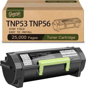 TNP53 TNP-53 Black Toner Cartridge (AADW030 AADW011) Compatible for TNP56 TNP53 Toner Cartridge for Bizhub 4702P Printer -1 Pack