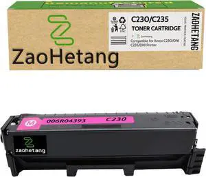 C235 C230 Toner Cartridge for 006R04393 Toner Cartridge - 2,500 Pages Replacement for Xerox C230/DNI C230 C235/DNI C235 Color Multifunction Printer (Magenta)