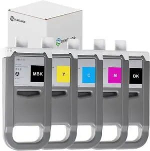 PFI-710 Ink Cartridge Replacement for Canon imagePROGRAF TX-2000 TX-2100 TX-3000 TX-3100 TX-4000 TX-4100 TX-3000 MFP T36 TX-4000 MFP T36 Prrinters(5 Pack)