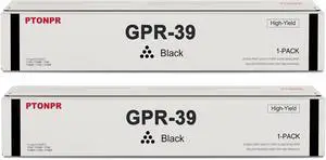 GPR39 Black High-Yield Toner Cartridge 2-Pack Replacement for Canon GPR-39 Toner Cartridge for ImageRUNNER 1730 1730if 1740 1740if 1750 1750if Printer