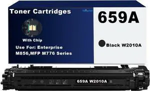 659 659A Black Toner Cartridge Compatible with HP 659A W2010A Toner Use for HP Color Enterprise Enterprise M856,Enterprise MFP M776,M776DN M776 M776ZS M776Z M856 M856DN M856X Printer