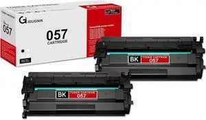 2 Pack 057 3009C001 Black Toner Cartridge 3400 Page Compatible 057 Replacement for Canon 057 ImageCLASS MF445dw MF445dwbn MF448dw MF449dw LBP226dw LBP227dw LBP228dw Printer