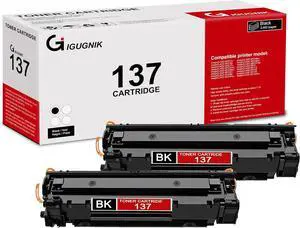 2 Pack 137 9435B001 Black Toner Cartridge Compatible 137 Replacement for Canon 137 imageCLASS MF212w MF227dw MF232w MF249dw LBP151dw D570 MF210 MF242dw Printer