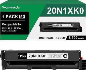 20N1XK0 High Yield Toner Cartridges Compatible for Lexmark CS431 CX431 CS431dw, CX431adw Printer, 1 Pack 6,000 Pages