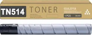 TN514 TN515 TN516 TN512 TN513 TN324 TN326 TN514K Black Toner Cartridge High Yield Replacement for Konica Minolta TN-514 TN514K Bizhub C458 C558 C658 308E 458E 558E 658E Printer (29,000 Pages, 1-Pack)