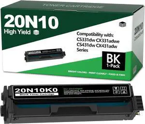 CS331 CX331 Toner Cartridge 20N10K0 Black Toner Compatible for Lexmark CS331dw CX331adwe CS431dw CX431adw Printers|2,000 Pages