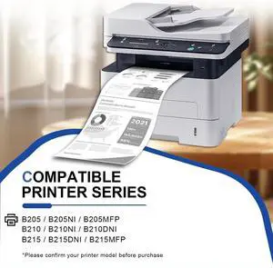 B205/ B210/ B215 (1-Pack, 11000 Pages) Black Drum Cartridge Replacement for Xerox B205/ B210/ B215 Drum Work for B205 B210 B215 B205NI B205MFP B210DNI B215DNI B215MFP Printer - 101R00664