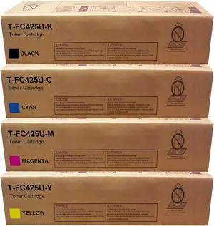 T-FC425U TFC425 Toner Cartridge T-FC425U-K T-FC425U-C T-FC425U-M T-FC425U-Y Toner Compatible with Toshiba E-Studio 2525AC 3025AC 3525ACG 4525AC 4525ACG 5525AC 5525ACG 6525AC 6525ACG Printer