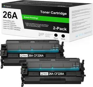 26A Black Toner Cartridges Replacement for HP Pro M402 Series Pro MFP M426 Series | CF226AD1 26A Black Toner Cartridges Replacement for HP Pro M402 Series Pro MFP M426 Series | CF226AD1