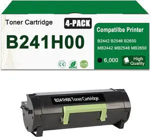 B241H00 HIgh Yield Toner Cartridge Use for B2442 B2546 B2650 MB2442 MB2546 MB2650 Printers (1 Black)