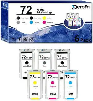 72 Ink Cartridge Use for DesignJet T770 T790 T795 T610 T620 T1100 T1120 T1200 T1300 T2300 Printers (C9403A C9370A C9371A C9372A C9373A C9374A) 72 Ink Cartridge Use for DesignJet T770 T790 T795 T610 T620 T1100 T1120 T1200 T1300 T2300 Printers (C9403A C9370A C9371A C9372A C9373A C9374A)