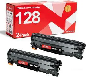 128 Black Toner Cartridge High Yield (2-Pack) Replacement for Canon 128 for imageCLASS MF4450 MF4700 MF4800 D500 FAXPHONE L100 L190 Printers