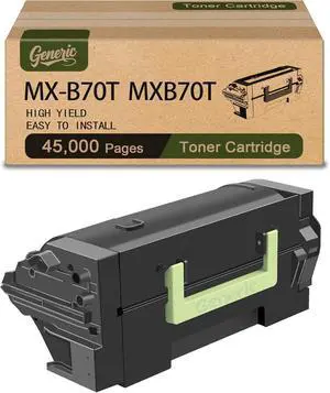MX-B70T MXB70T Toner Cartridge (High Yield) Compatible for MX-B557F MX-B557P MX-B707F MX-B707P Printers Suitable for Office High-Frequency Printing -1BK