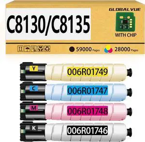 C8130 Toner Cartridges (with Chip) Compatible with Xerox C8130 C8135 C8170 Toner Cartridges for Xerox AltaLink C8130 C8135 C8145 C8155 C8170 Color Printer