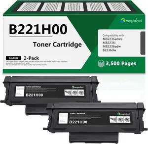 B221H00 Black High Yield Toner Cartridge 2-Pack [3,500 Pages/Pack] Compatible B221H00 Toner Replacement for Lexmark MB2236adwe MB2236i MB2236adw B2236dw Laser Printer