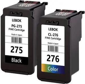 LEBOK PG-275 CL-276 Ink Cartridges for Canon Pixma TS3500 TS3520 TS3522 TS3720 TS3722 TR4700 TR4720 TR4722 TR4723 TR4725 Printer