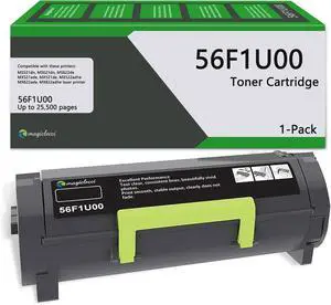 56F1U00 Black Ultra High Yield Toner Cartridge(1-Pack) - Compatible Replacement for Lexmark 56F1U00 Toner Cartridge Work for MS521dn MS621dn MS622de MX521de MX521ade MX522adhe MX622ade Printer