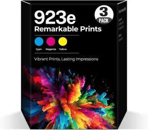 923XL Ink Cartridges OfficeJet Pro 8135e 8139e 8135 e 8139 e Ink Combo Pack Compatible with Hp 923e 923 XL 923 e 923 Ink Cartridge OfficeJet Pro 8135e 8139e 8138e 8122e 8138 8122 e Printer (3 Color)