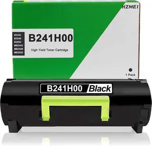 B241H00 Toner Cartridge High Yield with Chip Replacement for Lexmark B2442 B2546 B2650 B2442dw B2546dw B2650dw MB2442adwe MB2546adwe MB2650ade MB2650adwe Printer,Blackv