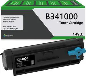B341000 Black Toner Cartridge (1-Unit) - Compatible Replacement for Lexmark B3340 B/MB3442 Toner Cartridge Work for B3340dw B3442dw MB3442i MB3442adw Printer