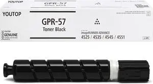 1PK GPR-57 GPR57 Black Toner Cartridge (0473C003) Replacement for Canon ImageRunner Advance 4525i 4535i 4545i 4551i Printer