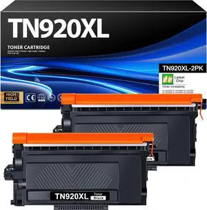 TN920XL TN920 Toner Cartridge HL-L6210DW: Replacement for Brother TN-920XL TN-920 to use with HL-L6210DW HL-L6210DWT HL-L5210DN HL-L5210DW HL-L5210DWT Printer, High Yield 2 Pack