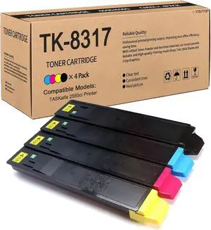 TK8317 TK-8317 Toner Cartridge TK-8317K TK-8317C TK-8317M TK-8317Y High Capacity Replacement for Kyocera TK-8317 TK8317 for TASKalfa 2550ci Printer